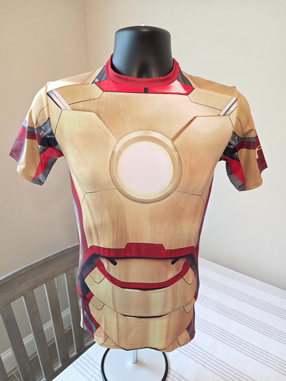 RARE Under Armour Alter Ego Iron Man Mark 42 Compression Shirt